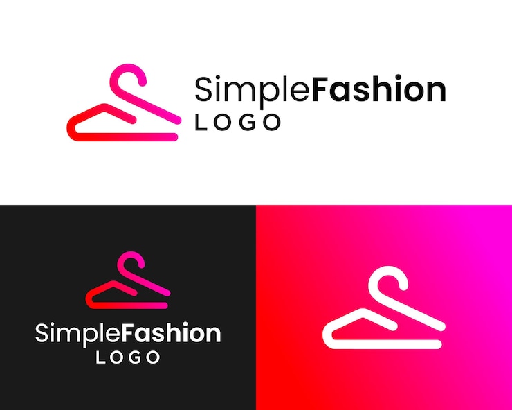 Vector diseño del logotipo de las perchas de ropa de moda con la letra s