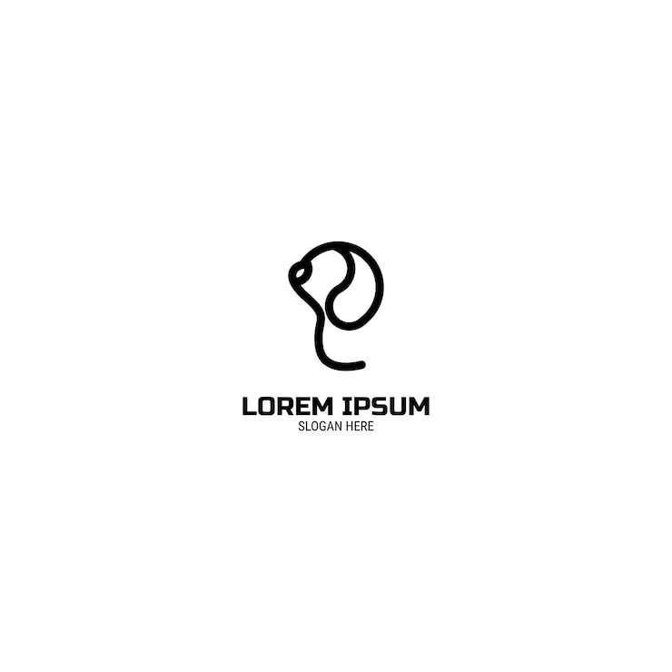 Vector diseño del logotipo del perro