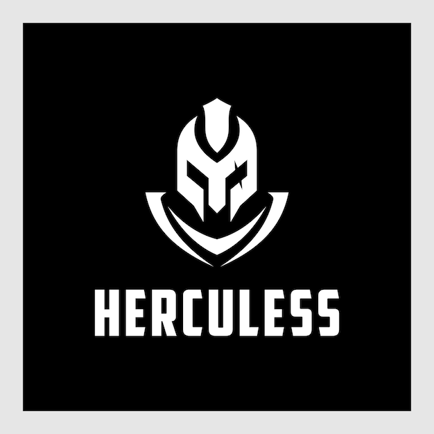 diseño de logotipo de personaje de hércules