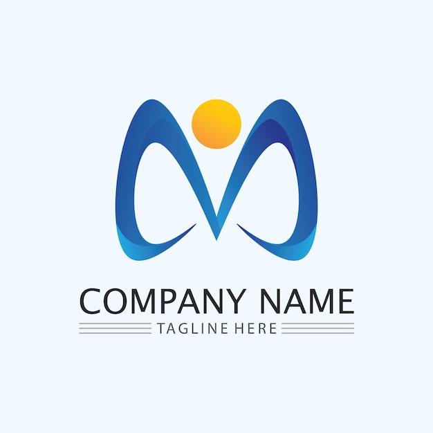 Diseño de logotipo de personas abstractas gente divertida gente sana deporte comunidad personas símbolo vector ilustración