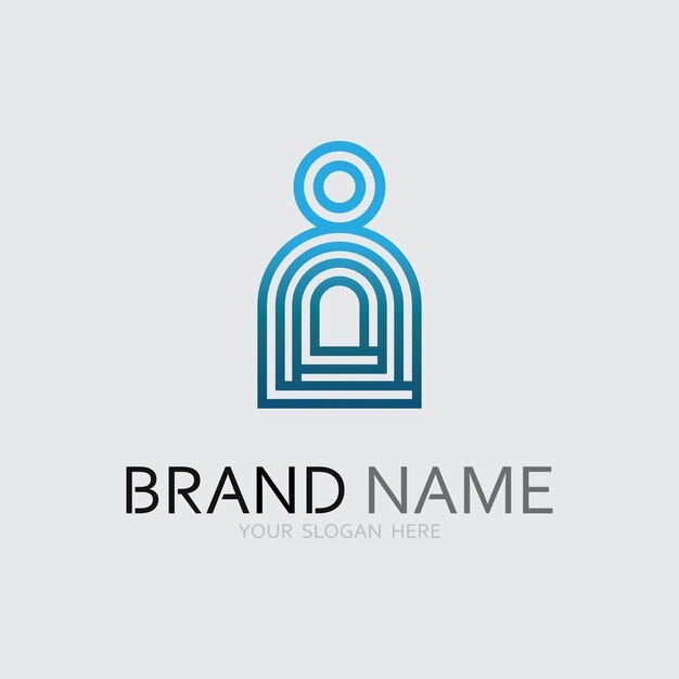 Diseño de logotipo de personas abstractas gente divertida gente sana deporte comunidad personas símbolo vector ilustración