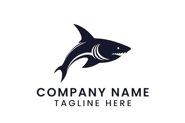 diseño de logotipo de pescado camiseta arte gráfico vectorial