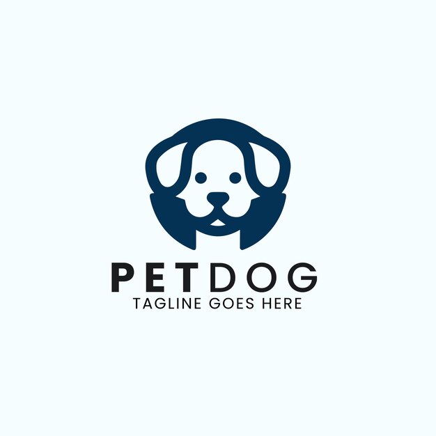 Vector diseño del logotipo de pet care