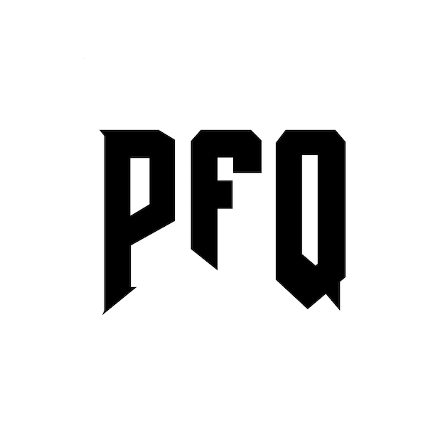 El diseño del logotipo de PFQ es una combinación de colores en blanco y negro, el logotipo PFQ es un vector PFQ, el icono PFQ es el alfabeto PFQ.