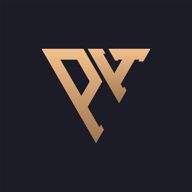 Diseño de logotipo PH Moderno Minimal Elegante y lujoso Logotipo PH Elegante Triángulo Monograma Letra Diseño de Logotipo PH para la identidad empresarial corporativa de la marca