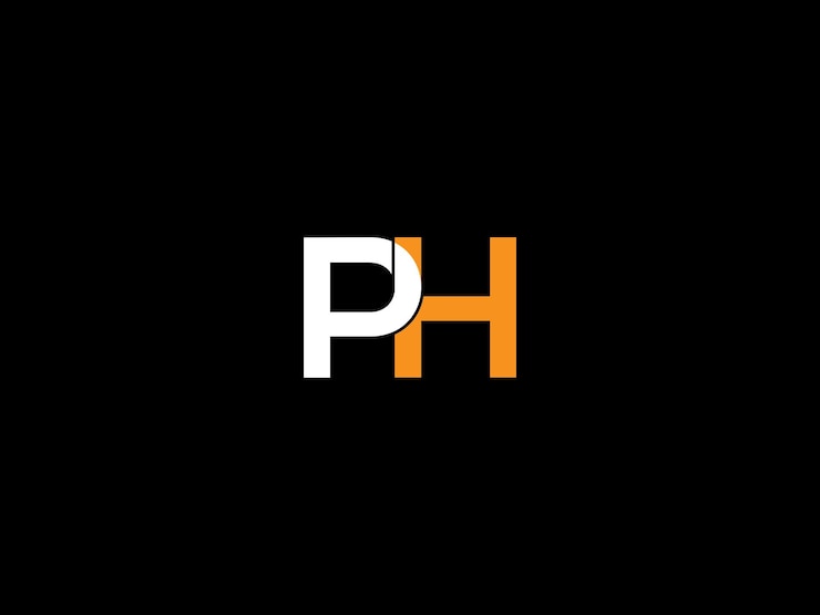 Vector diseño de logotipo ph