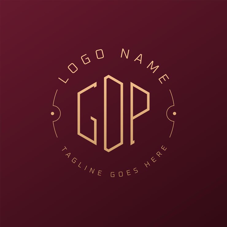 Vector diseño de logotipo de pib de lujo letra elegante pib monograma logotipo minimalista polígono pib template de diseño de logotipo