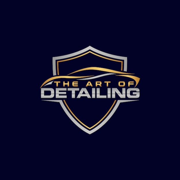 Diseño de logotipo de piezas de automóvil degradado