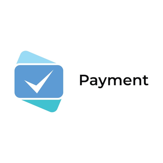 Diseño de logotipo de plantilla de tarjeta de pago digital creativo billetera de pago digital rápidoLogos para marca comercial web y pagos