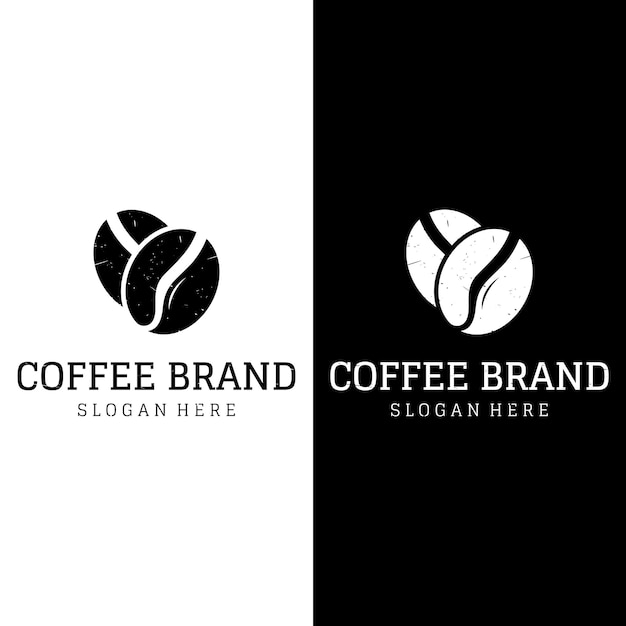 Diseño de logotipo de plantilla de taza de café y café espresso vintage Los logotipos pueden ser para empresas cafeterías restaurantes y cafés