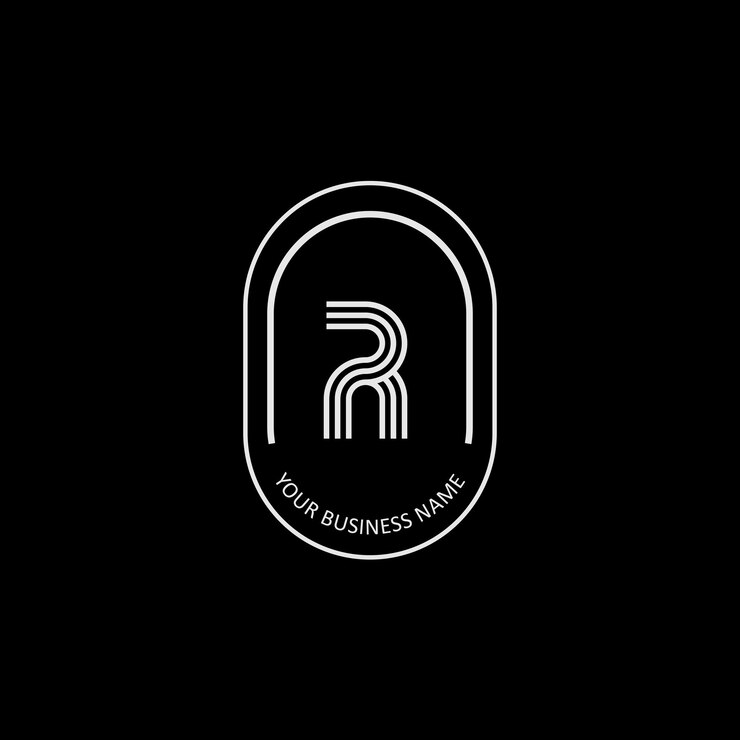 Vector diseño de logotipo plantilla vector letra r minimalista y elegante con estilo de línea