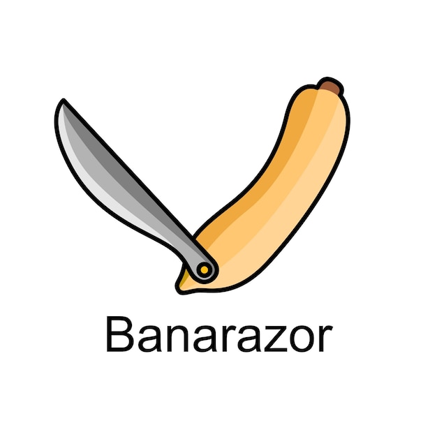 Diseño de logotipo de plátano