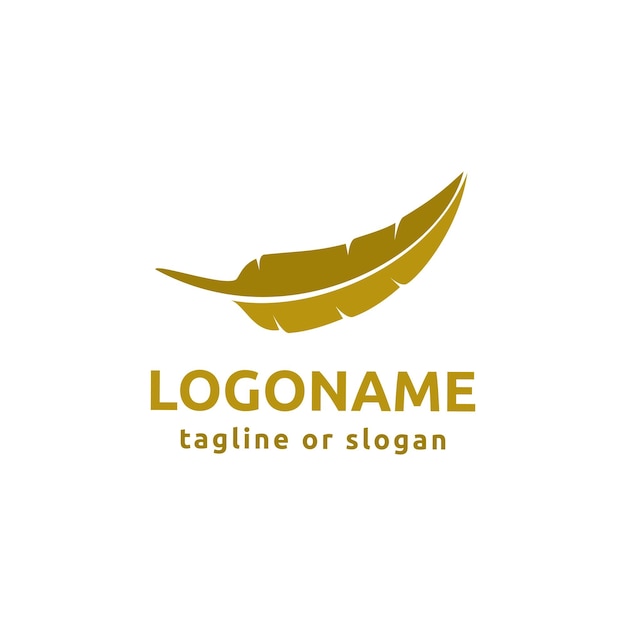 Diseño de logotipo de pluma Icono de pluma idea creativa Diseño de logotipo relacionado con escritor autor bufete de abogados abogado o educación