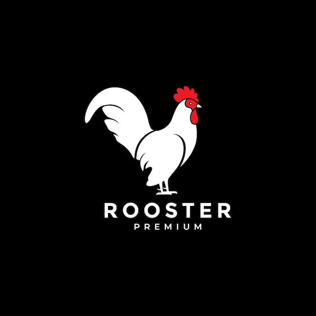 Diseño de logotipo de pollo bantam de patas cortas