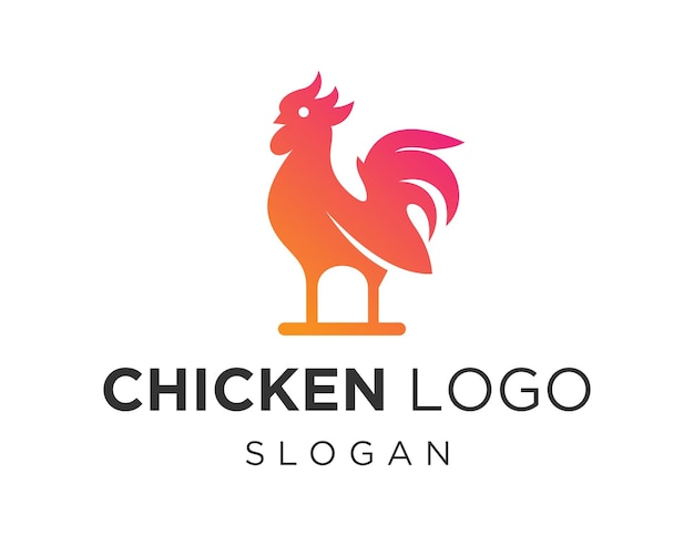 Diseño de logotipo de pollo