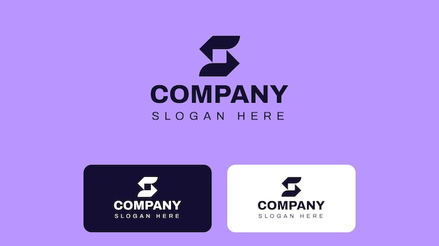 Diseño de logotipo premium de formas abstractas