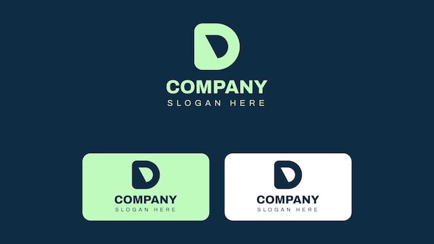 Diseño de logotipo premium de formas abstractas