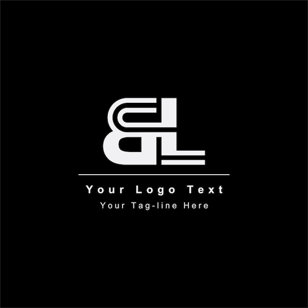 Diseño de logotipo Premium Initial Letter BL