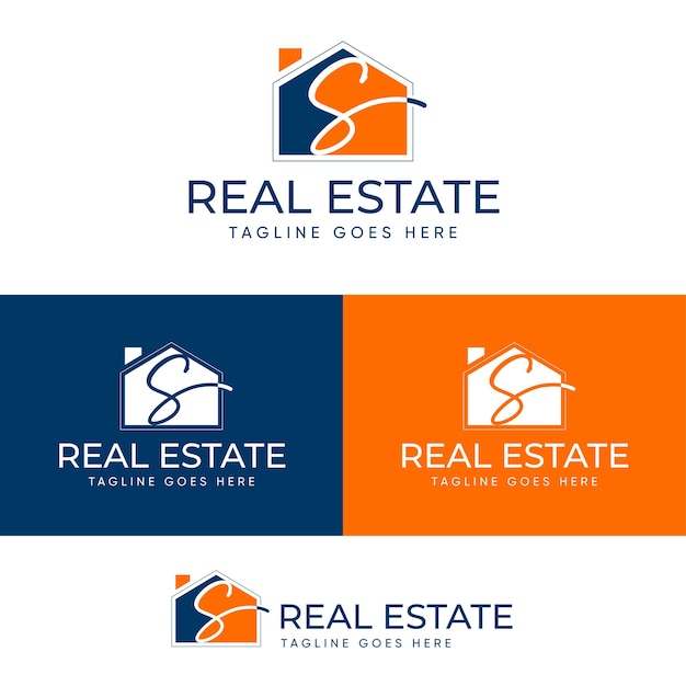 Diseño de logotipo premium inmobiliario y Realtor para Alphabet 'S'