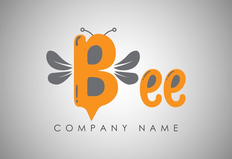 Diseño de logotipo premium de plantilla de logotipo B Letter Bee