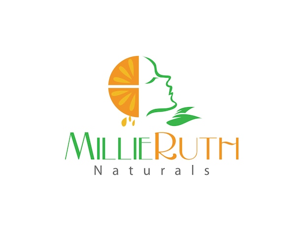 Diseño de logotipo de producto de belleza natural