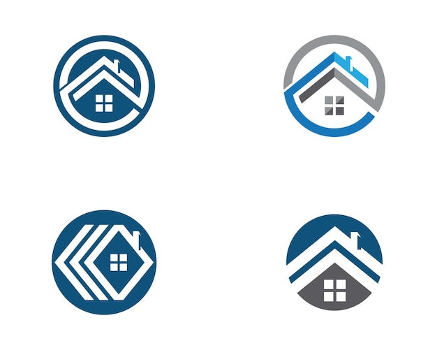 Diseño del logotipo de la propiedad y la construcción