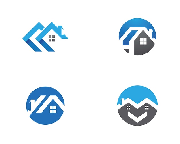 Diseño del logotipo de la propiedad y la construcción