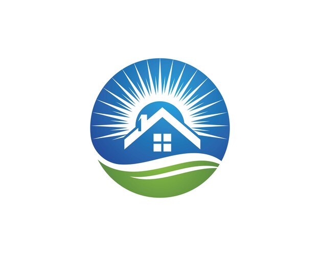 Diseño del logotipo de la propiedad y la construcción
