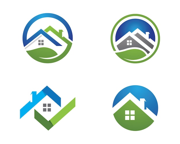 Diseño del logotipo de la propiedad y la construcción