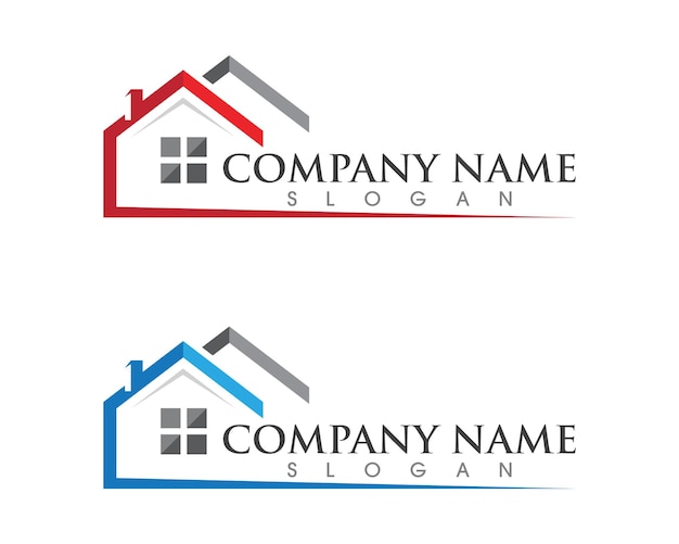 Diseño del logotipo de la propiedad y la construcción