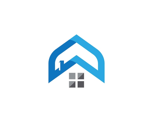 Diseño del logotipo de la propiedad y la construcción