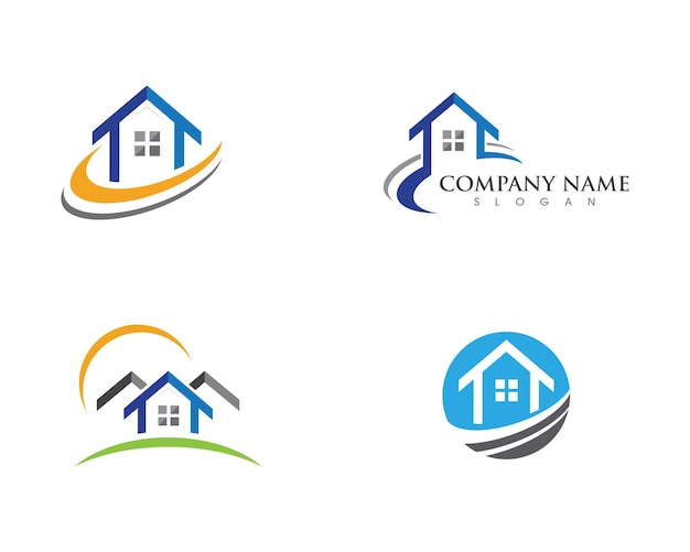 Diseño del logotipo de la propiedad y la construcción