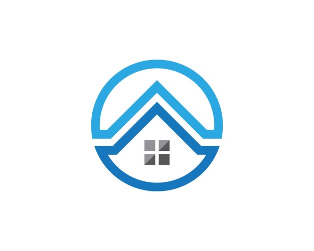 Diseño del logotipo de la propiedad y la construcción
