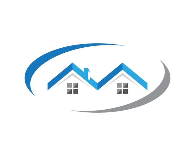 Diseño del logotipo de la propiedad y la construcción