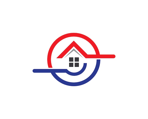 Diseño del logotipo de la propiedad y la construcción
