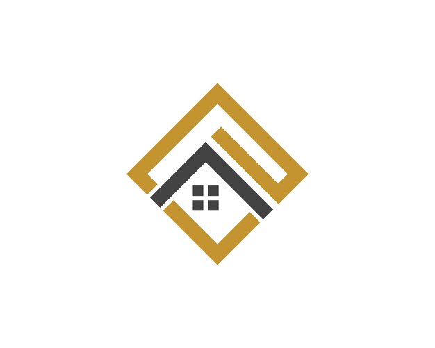 Diseño del logotipo de la propiedad y la construcción