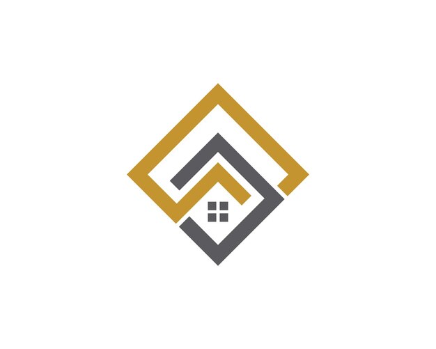 Diseño del logotipo de la propiedad y la construcción