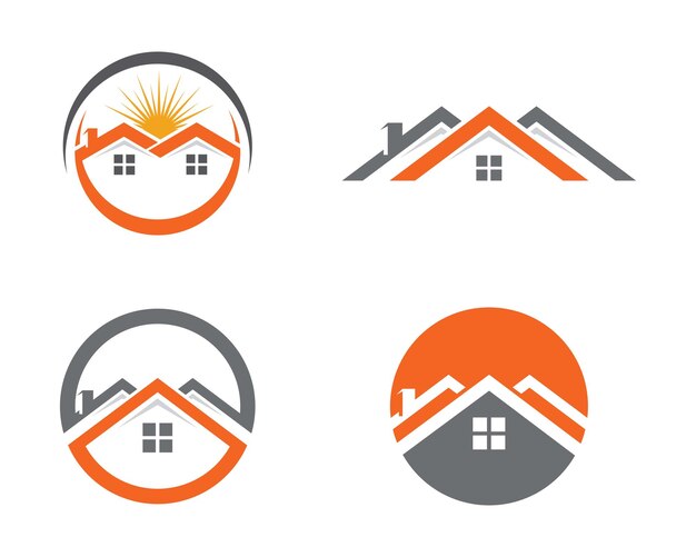 Diseño del logotipo de la propiedad y la construcción