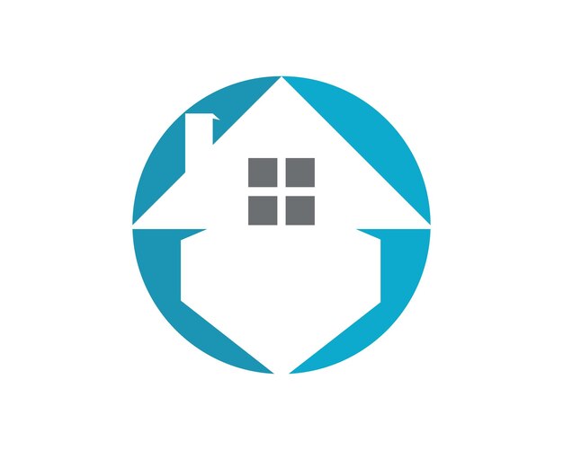 Diseño del logotipo de la propiedad y la construcción