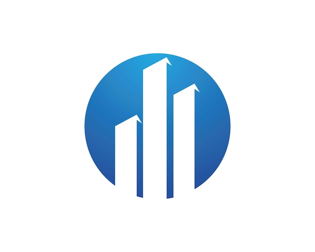 Diseño del logotipo de la propiedad y la construcción