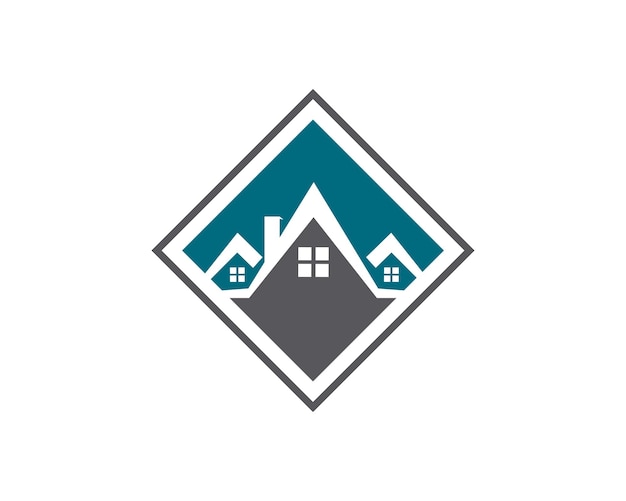 Diseño del logotipo de la propiedad y la construcción