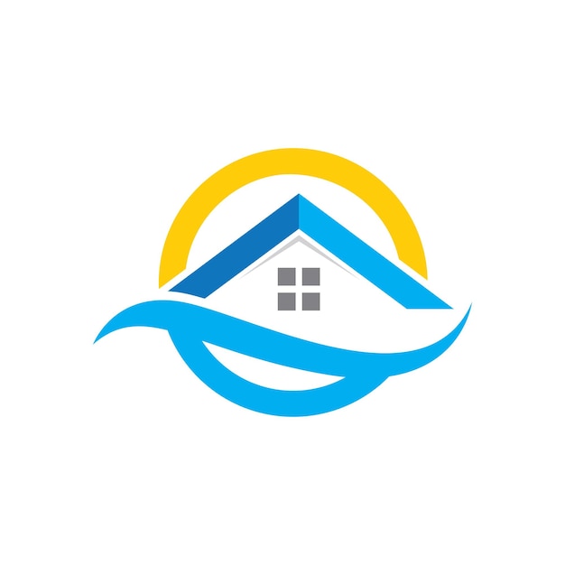 Diseño del logotipo de la propiedad y la construcción