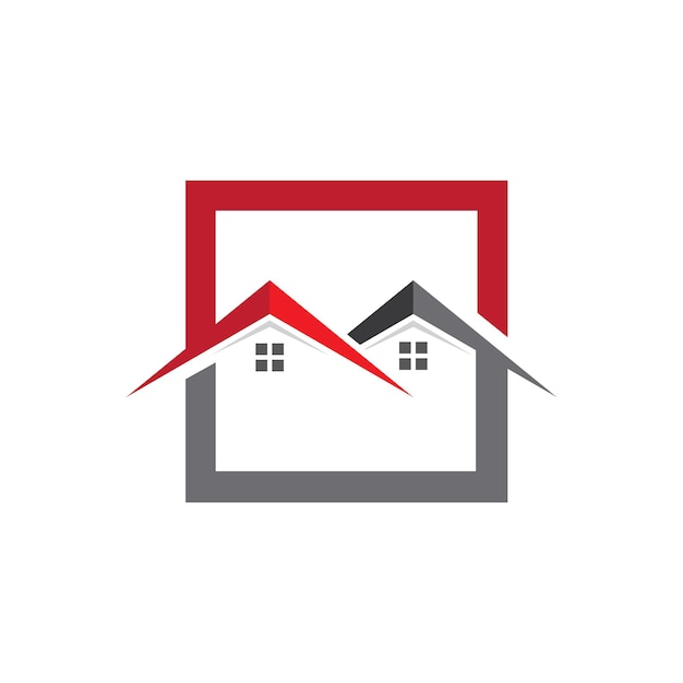 Diseño del logotipo de la propiedad y la construcción