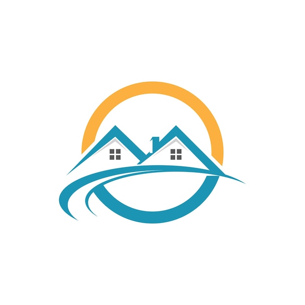 Diseño del logotipo de la propiedad y la construcción