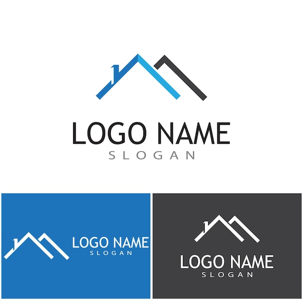 Diseño del logotipo de la propiedad y la construcción