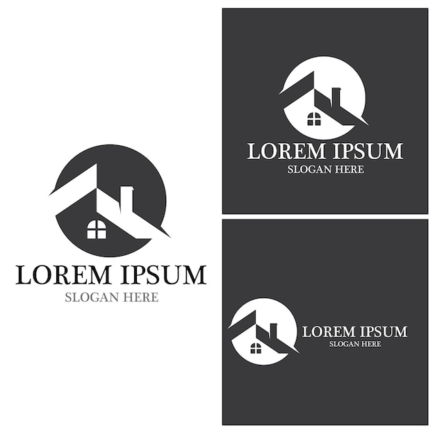 Diseño del logotipo de la propiedad y la construcción