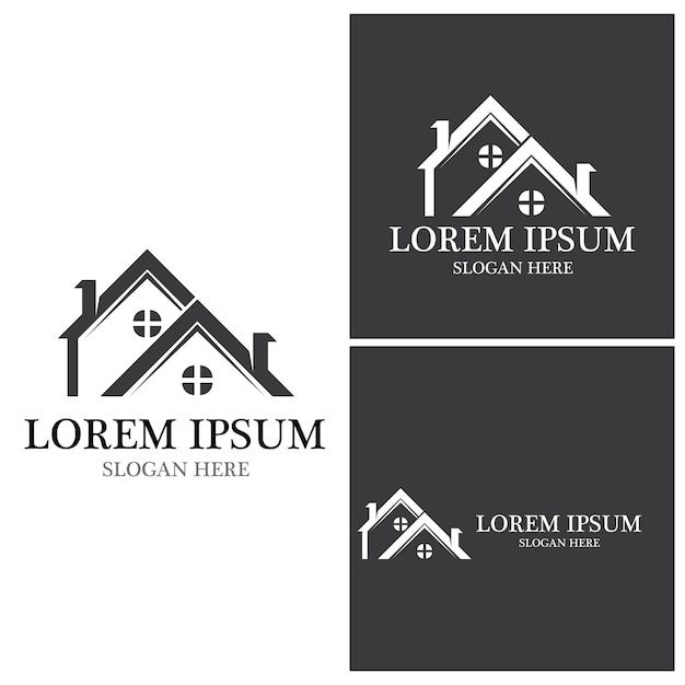 Diseño del logotipo de la propiedad y la construcción