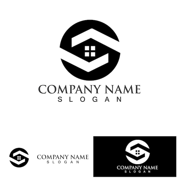 Diseño del logotipo de la propiedad y la construcción