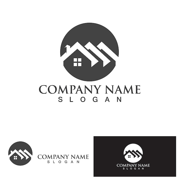 Diseño del logotipo de la propiedad y la construcción