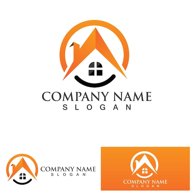 Diseño del logotipo de la propiedad y la construcción